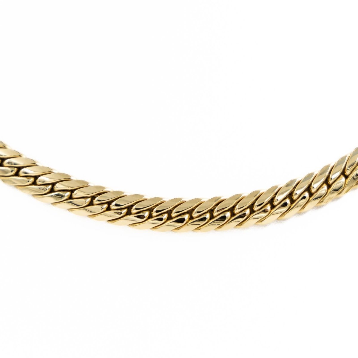Collier Maille anglaise en or jaune - Castafiore
