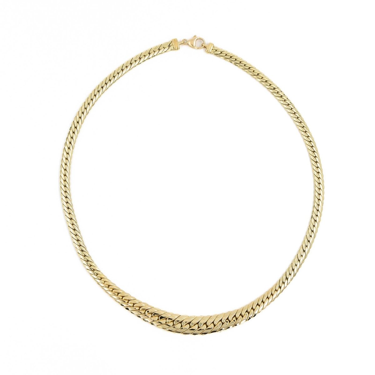 Collier Maille anglaise en or jaune - Castafiore