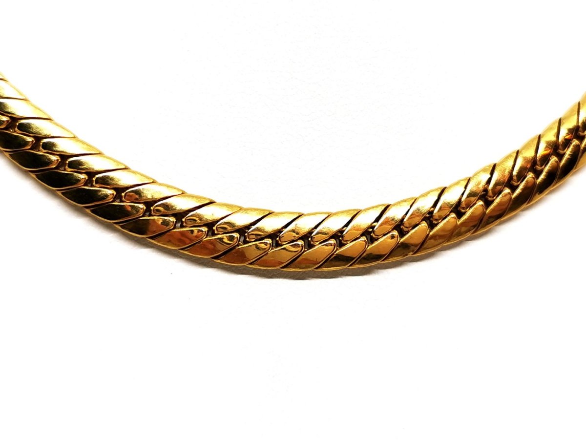 Collier Maille anglaise en or jaune - Castafiore