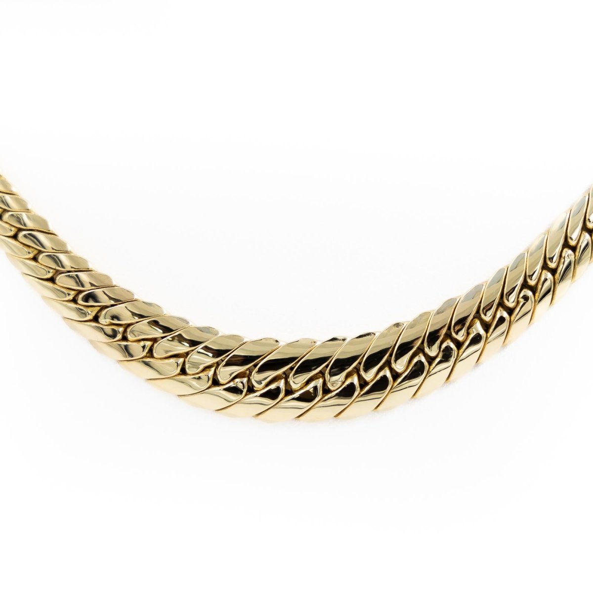 Collier Maille anglaise en or jaune - Castafiore