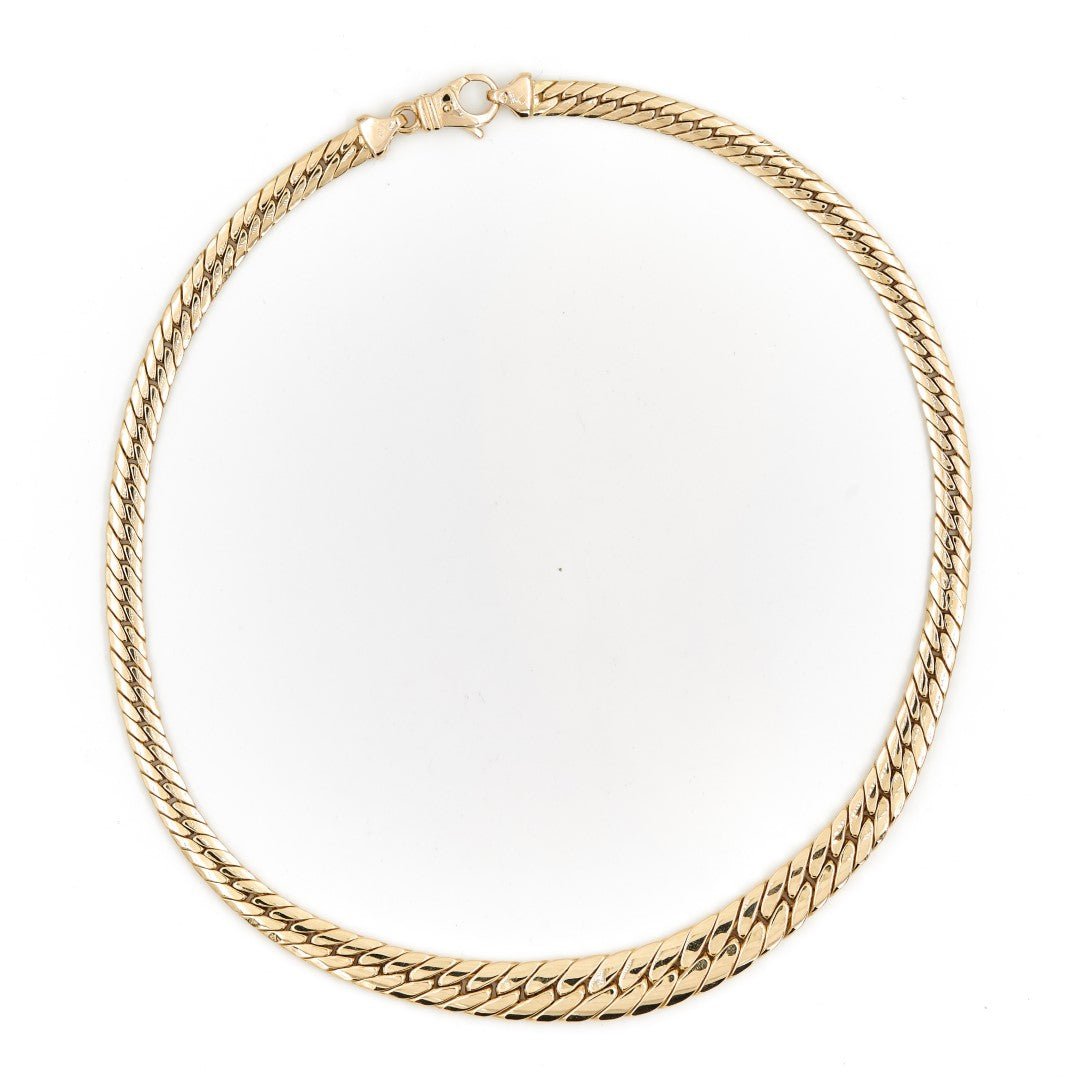 Collier Maille anglaise en or jaune - Castafiore