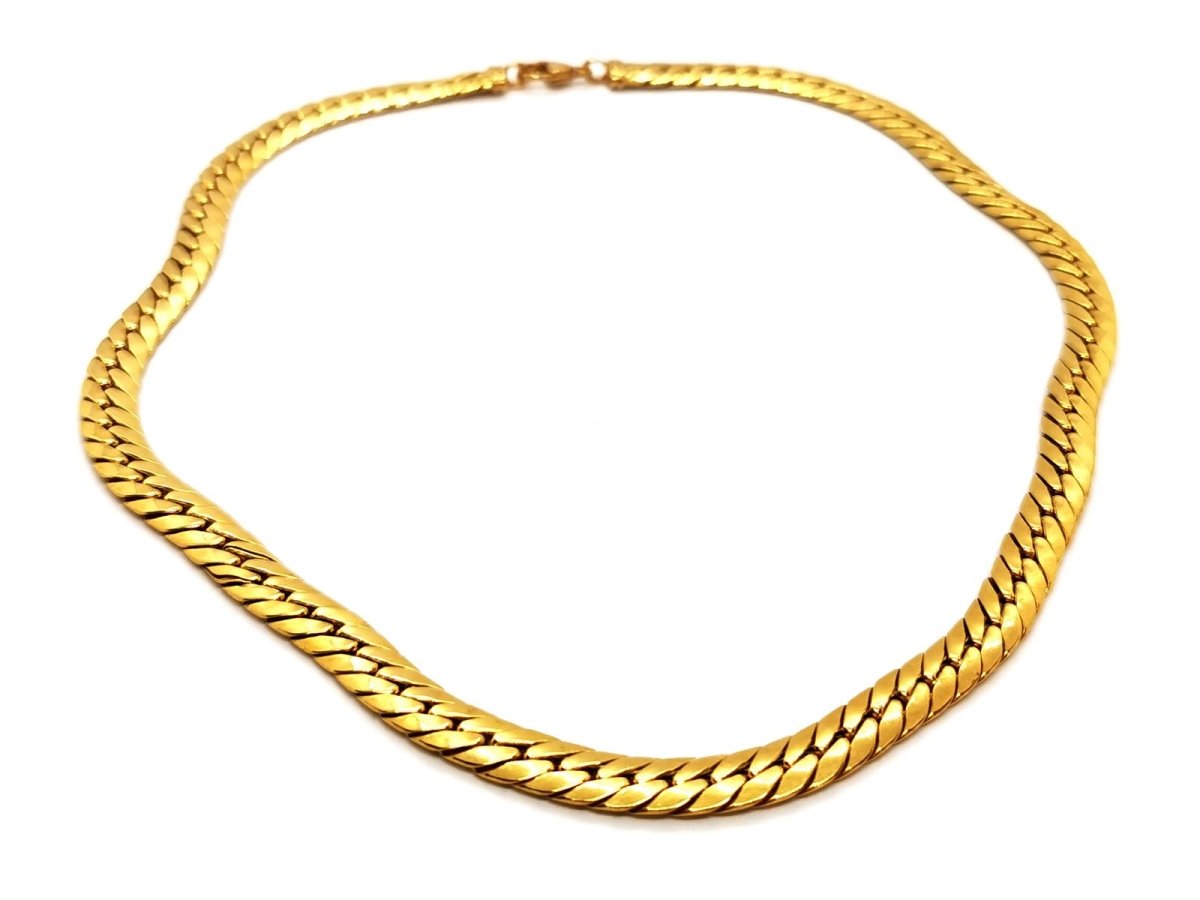 Collier Maille anglaise en or jaune - Castafiore