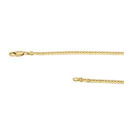 Collier Maille anglaise Or jaune Diamant - Castafiore