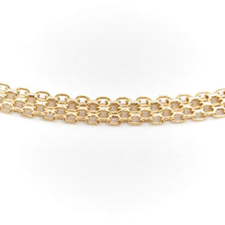 Collier Maille en chute en or jaune - Castafiore