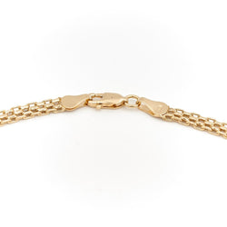 Collier Maille en chute en or jaune - Castafiore