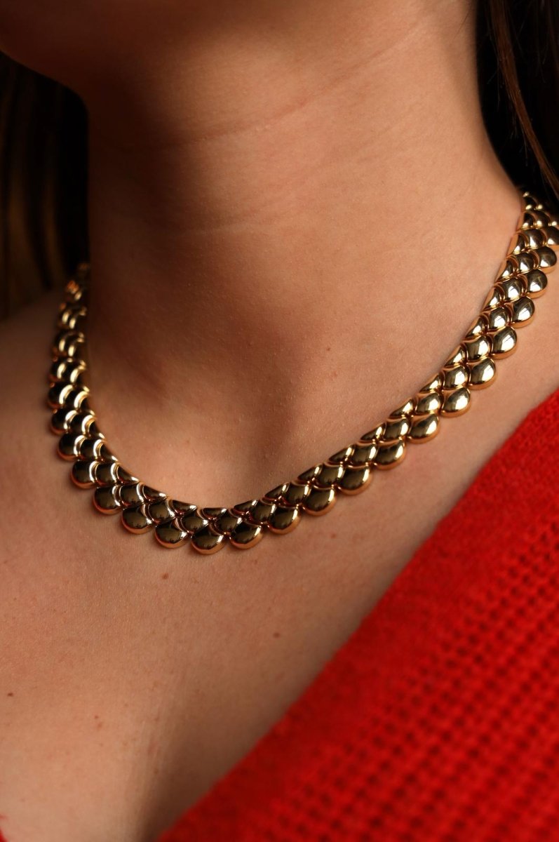 Collier Maille fantaisie en or jaune - Castafiore