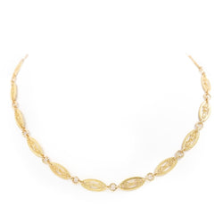 Collier Maille filigrane en or jaune - Castafiore