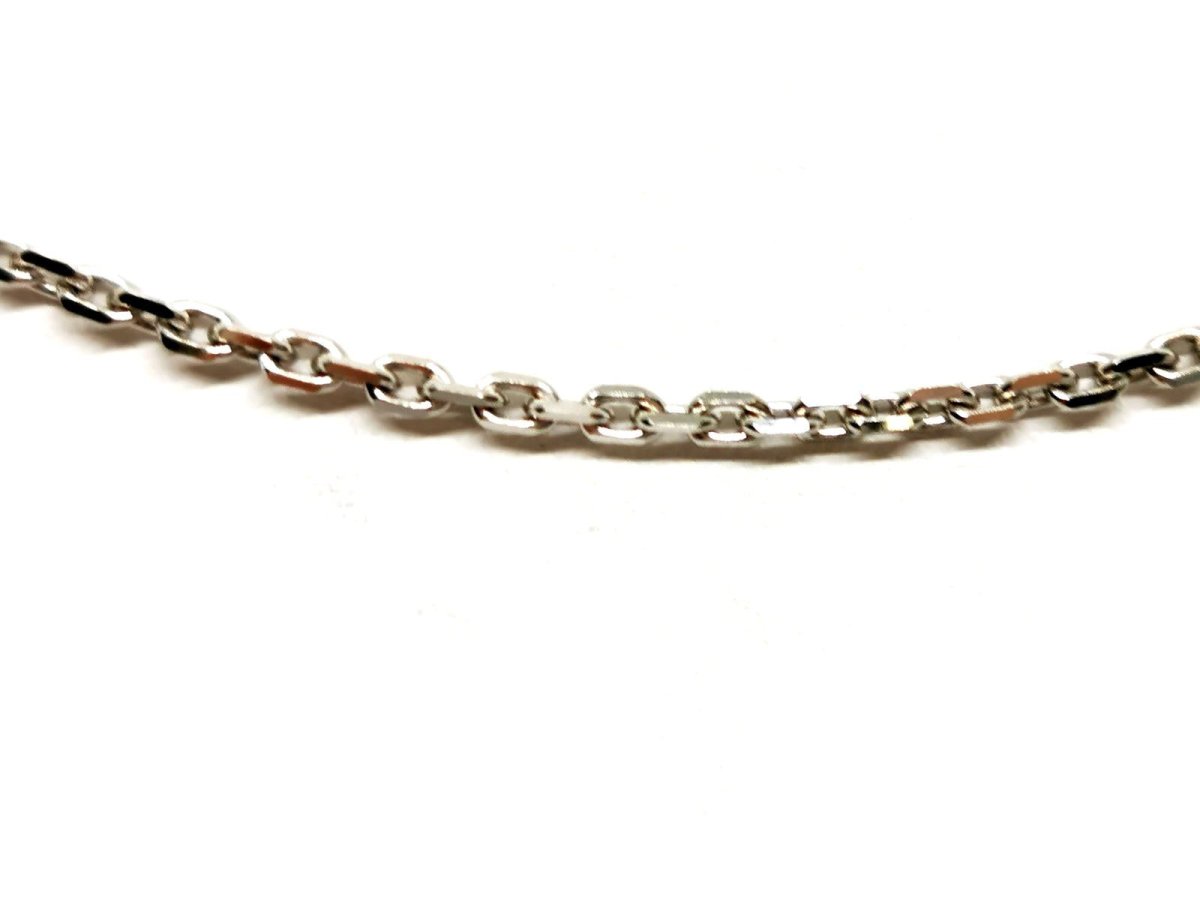 Collier Maille forçat Or blanc - Castafiore