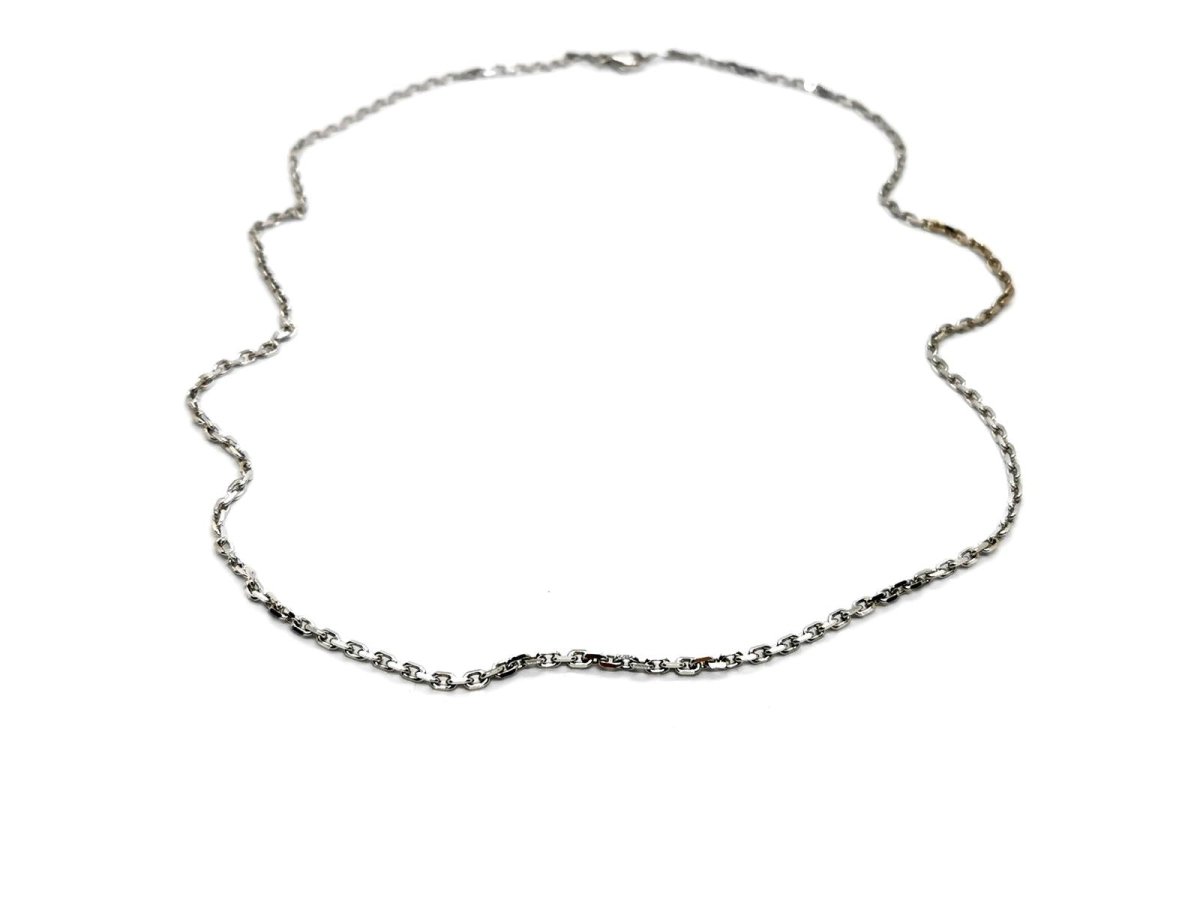 Collier Maille forçat Or blanc - Castafiore