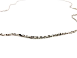 Collier Maille forçat Or blanc - Castafiore