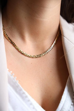 Collier Maille haricot en or jaune et diamant - Castafiore