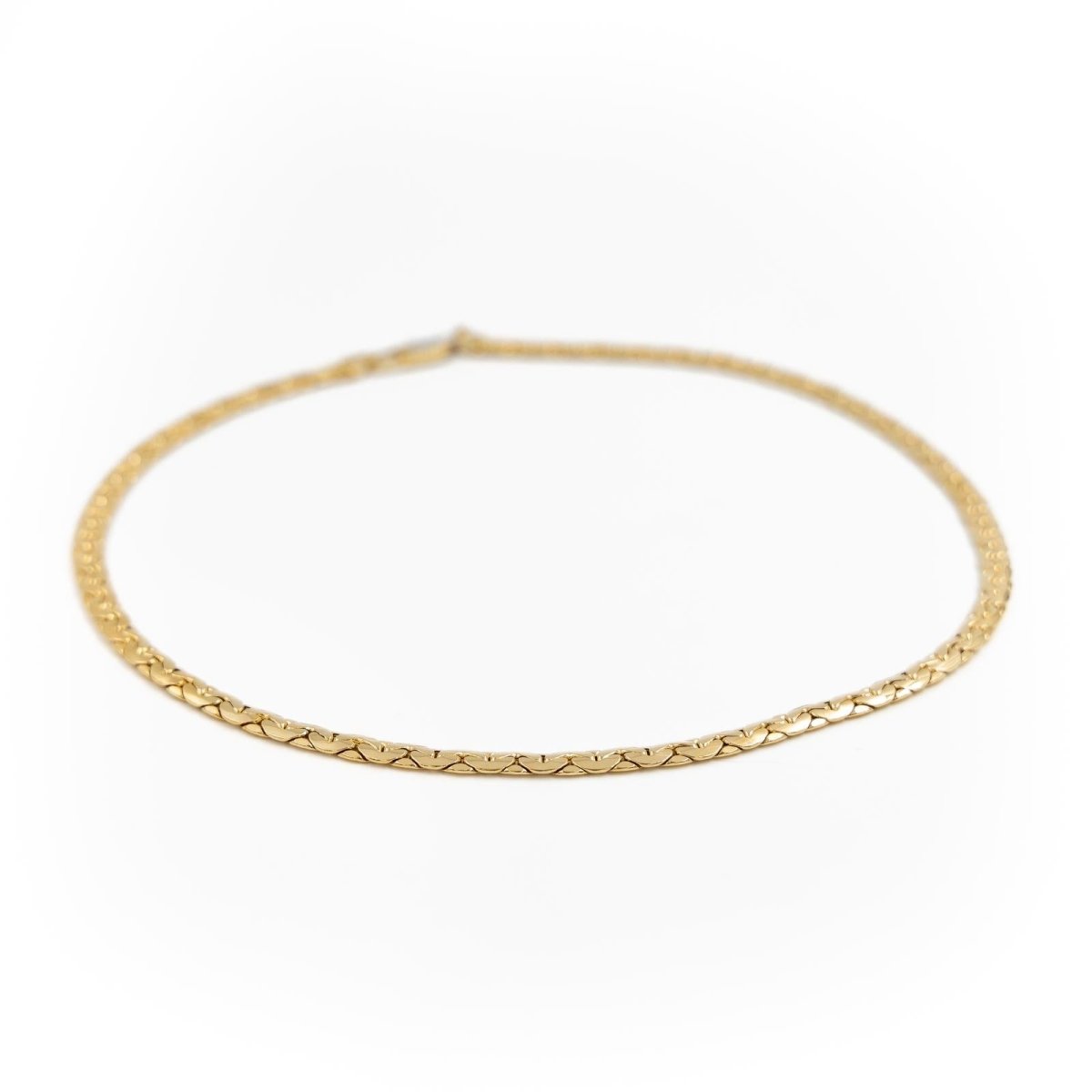 Collier Maille haricot en or jaune et diamant - Castafiore