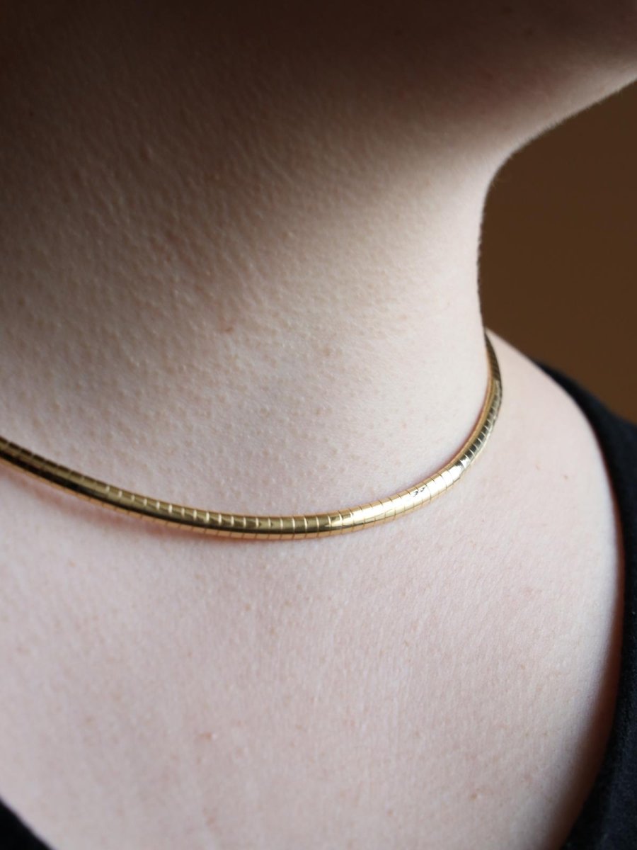 Collier Maille oméga en or jaune - Castafiore