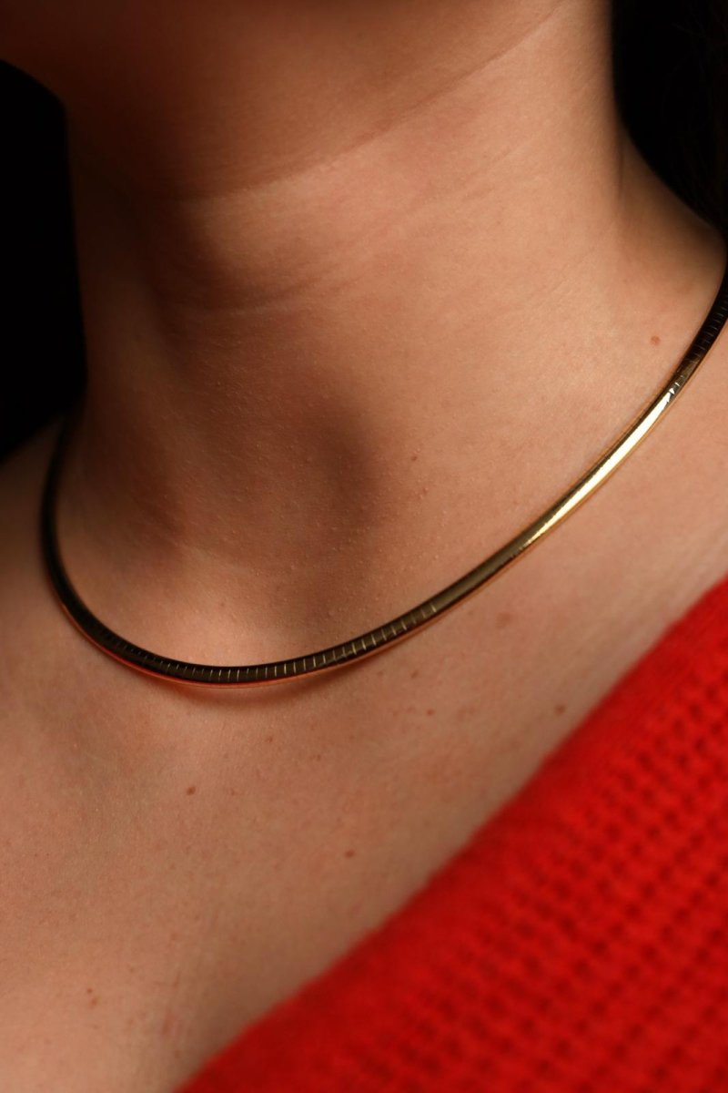 Collier Maille oméga en or jaune - Castafiore