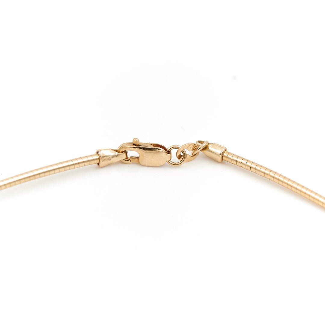 Collier Maille omega en or jaune - Castafiore