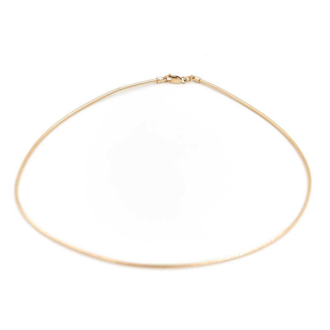 Collier Maille omega en or jaune - Castafiore