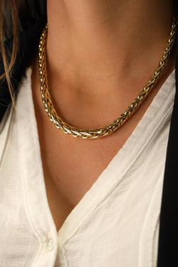 Collier Maille palmier en or jaune - Castafiore