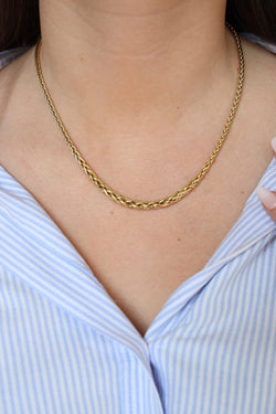 Collier Maille palmier Or jaune - Castafiore