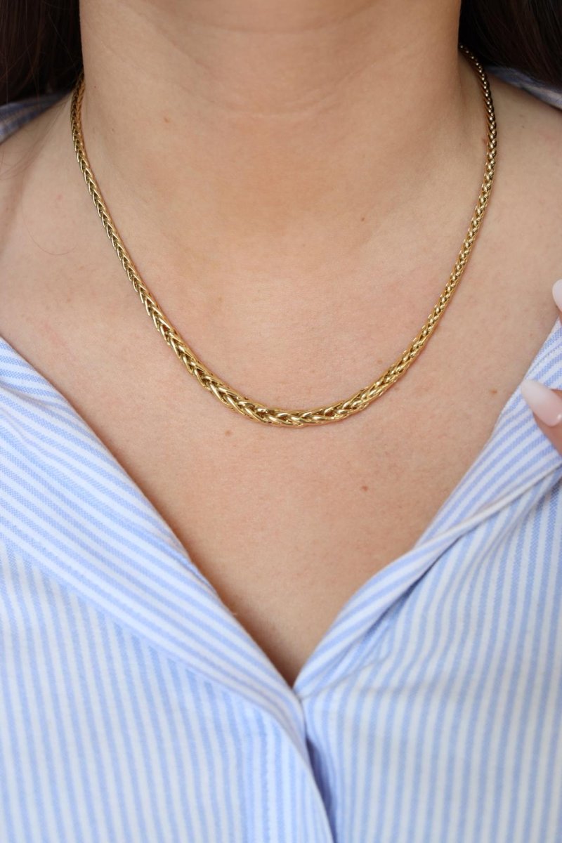 Collier Maille palmier Or jaune - Castafiore