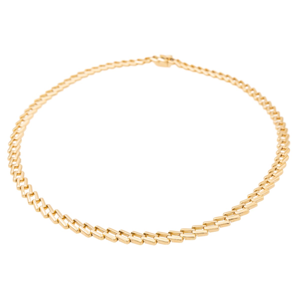 Collier Maille souple CARTIER en or jaune - Castafiore