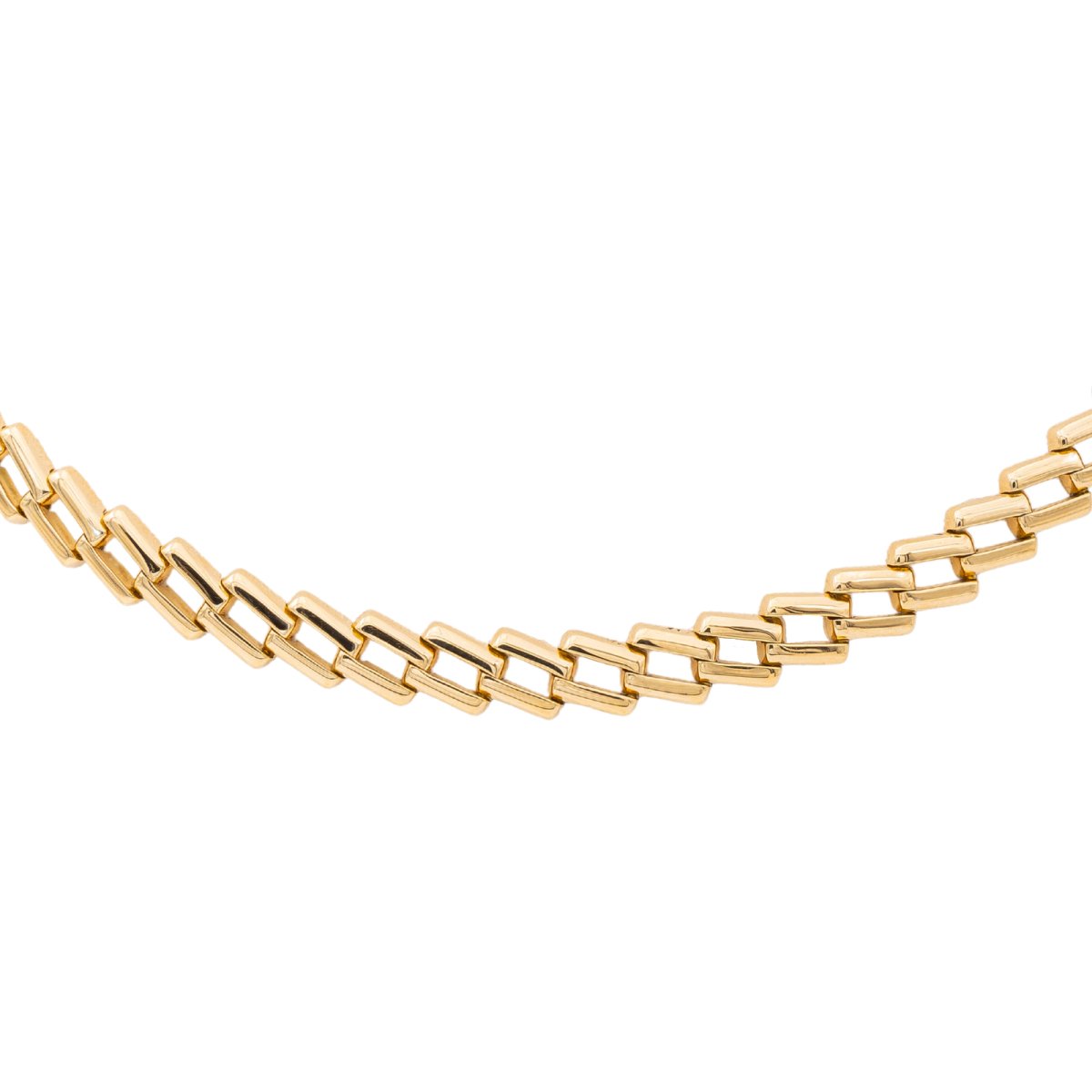 Collier Maille souple CARTIER en or jaune - Castafiore