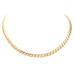 Collier Maille souple CARTIER en or jaune - Castafiore