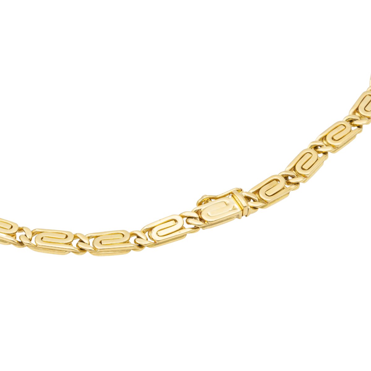 Collier Maille souple Or jaune Emeraude - Castafiore