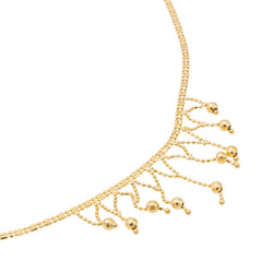 Collier Maille souple Pampilles en or jaune - Castafiore