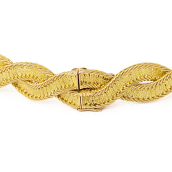 Collier Maille torsadée en 2 ors - Castafiore