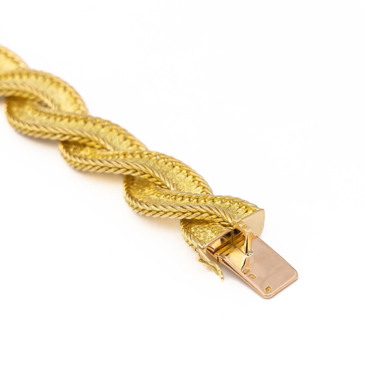 Collier Maille torsadée en 2 ors - Castafiore