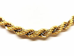 Collier Maille torsadée en 2 ors - Castafiore