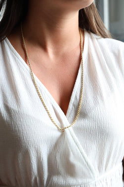 Collier Maille torsadée en or jaune - Castafiore