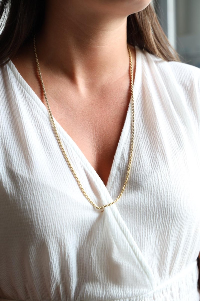 Collier Maille torsadée en or jaune - Castafiore