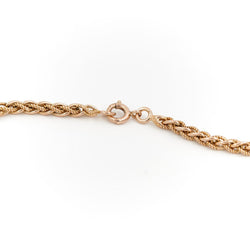 Collier Maille torsadée Or jaune - Castafiore
