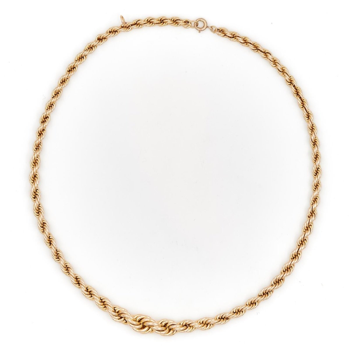 Collier Maille torsadée Or jaune - Castafiore