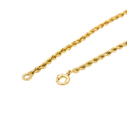 Collier Maille torsadée Or jaune Diamant - Castafiore