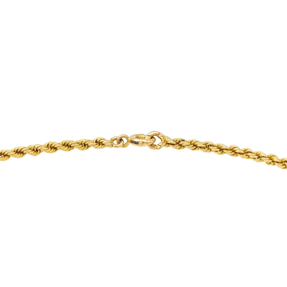 Collier Maille torsadée Or jaune Diamant - Castafiore