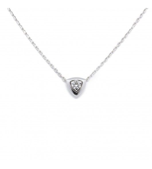 Collier MAUBOUSSIN "Dream and Love N°3", or blanc et diamant - Castafiore