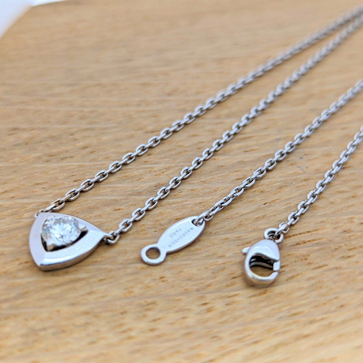 Collier Mauboussin en or blanc et diamant - Castafiore