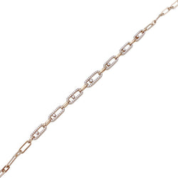 Collier MESSIKA “Choker Move Link Multi”, or rose et diamants - Castafiore