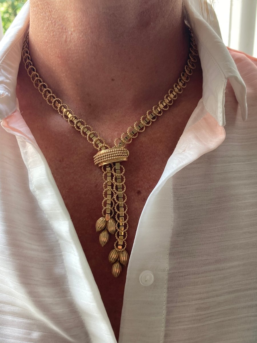 Collier Négligé en or jaune