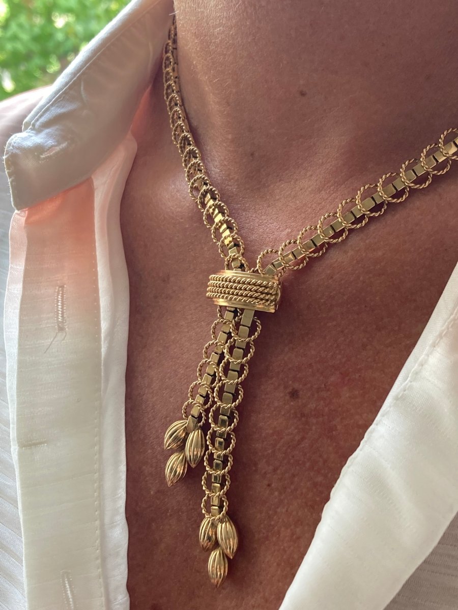 Collier Négligé en or jaune