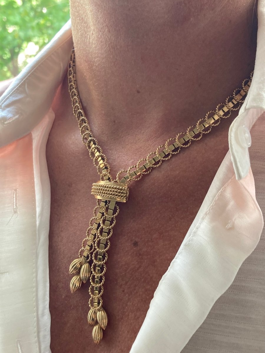 Collier Négligé en or jaune