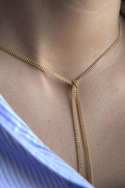 Collier Négligé en or jaune - Castafiore