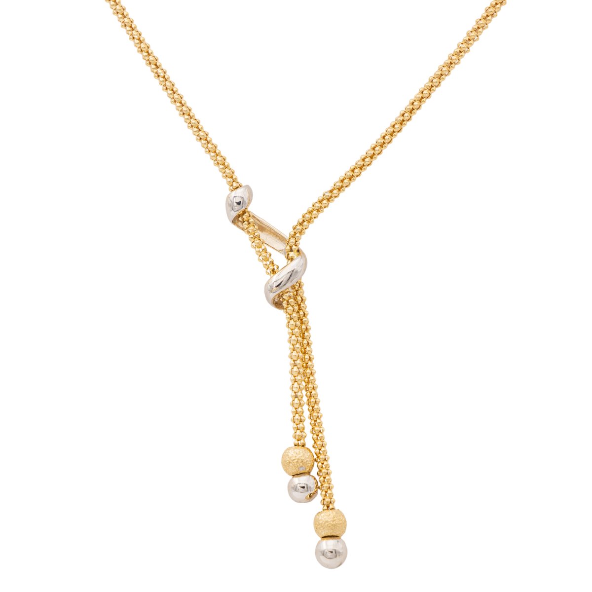 Collier Négligé en or jaune et or blanc - Castafiore
