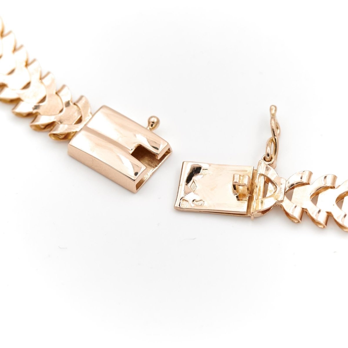 Collier Négligé en or rose et diamants - Castafiore