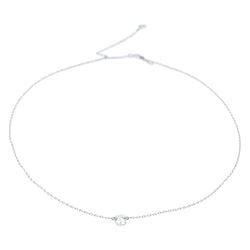 Collier Or blanc Diamant - Castafiore