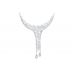 Collier or blanc diamants - Castafiore