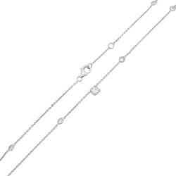 Collier or blanc et diamants - Castafiore