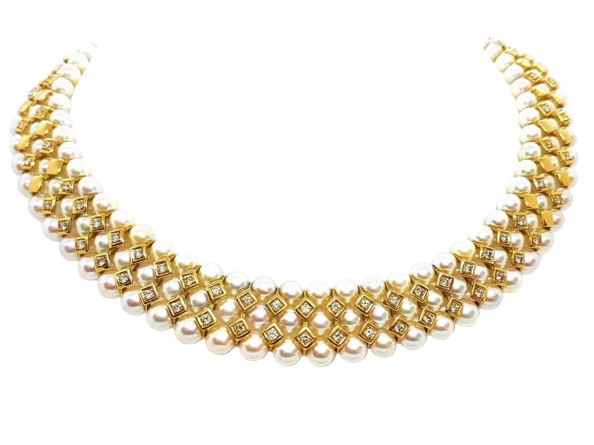 Collier Or jaune Diamant - Castafiore
